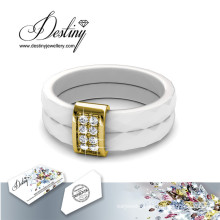 Destiny Jewellery Crystals From Swarovski Ceramics Ring